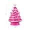 10" Hot Pink Miss Valentine Ceramic Tree